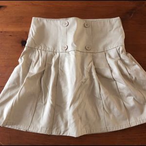 Khaki cotton skirt size 12
